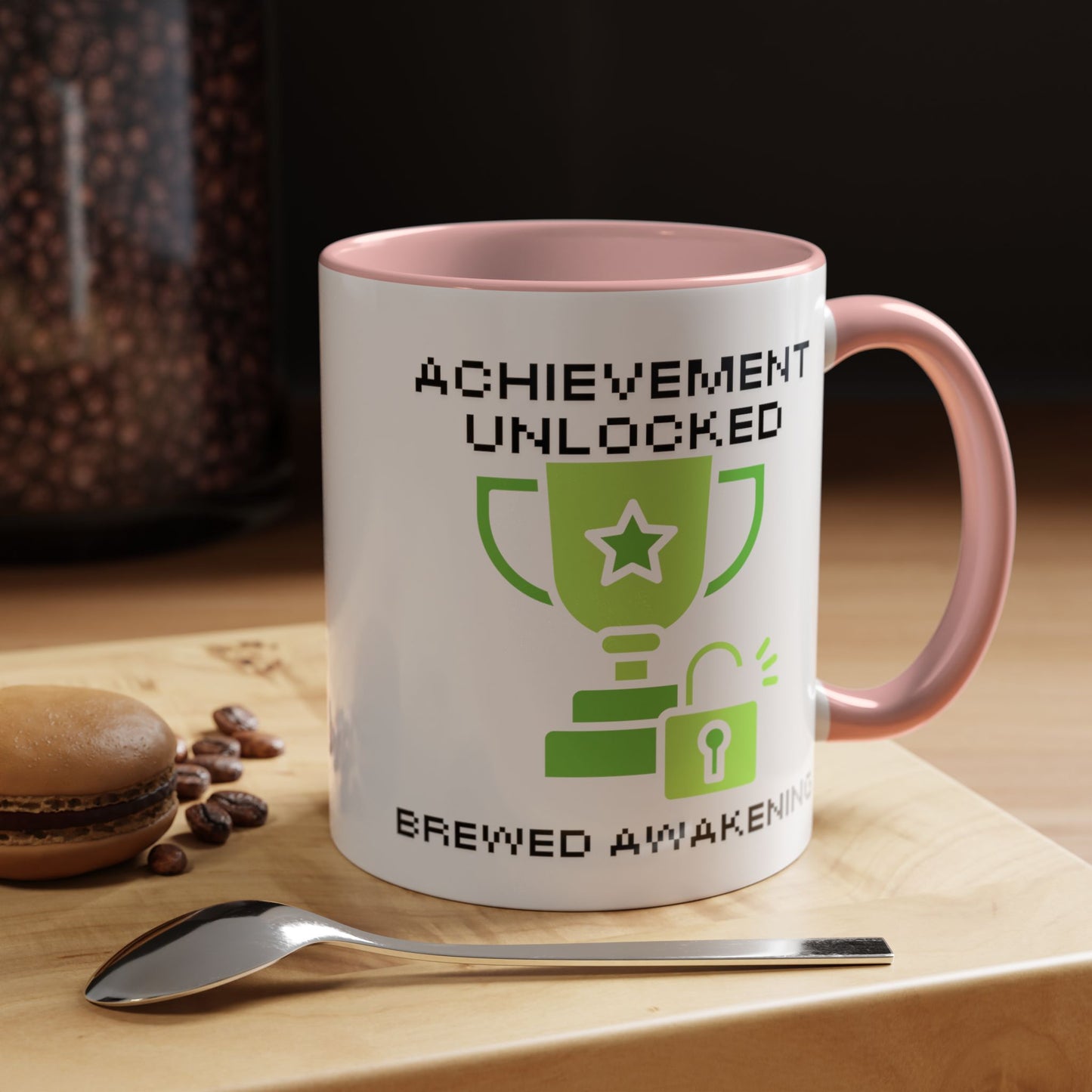 Achievement Unlocked: Brewed Awakening - Gamer Coffee Mug - Perfect Gift for Gamers (11, 15oz)
