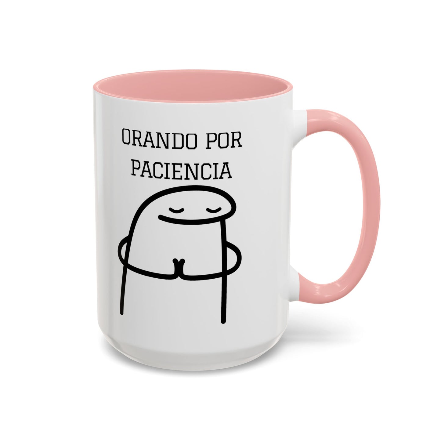 Taza de Café Chistosa - "Orando por Paciencia" | Taza Divertida (11, 15oz)