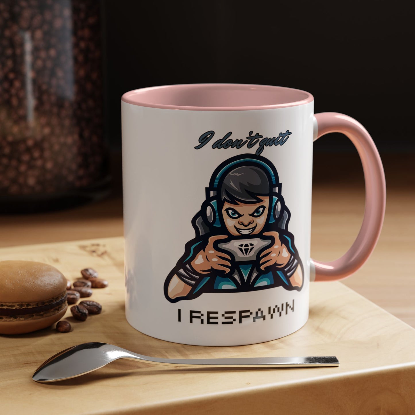 I Don't Quit. I Respawn. - Gamer Coffee Mug - Perfect Gift for Gamers (11, 15oz)