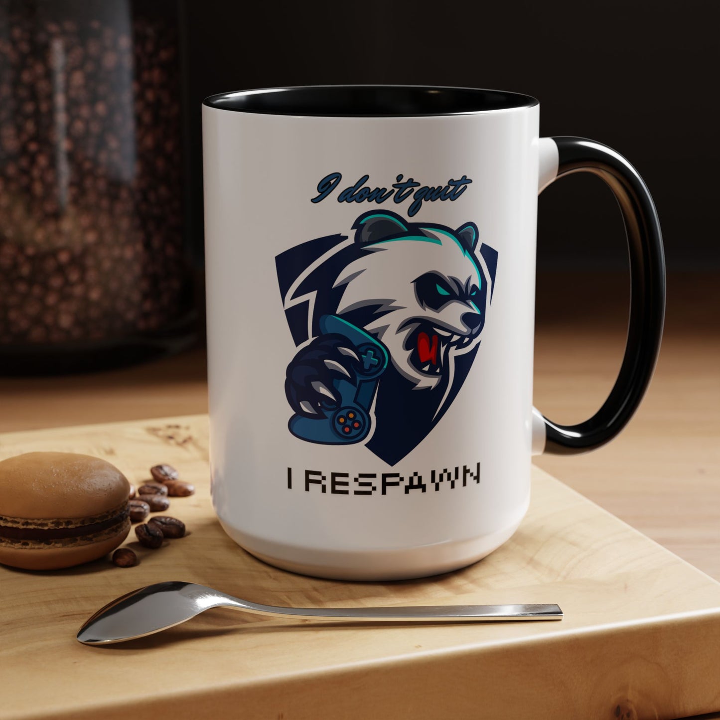 I Don't Quit. I Respawn. - Gamer Coffee Mug - Perfect Gift for Gamers (11, 15oz)