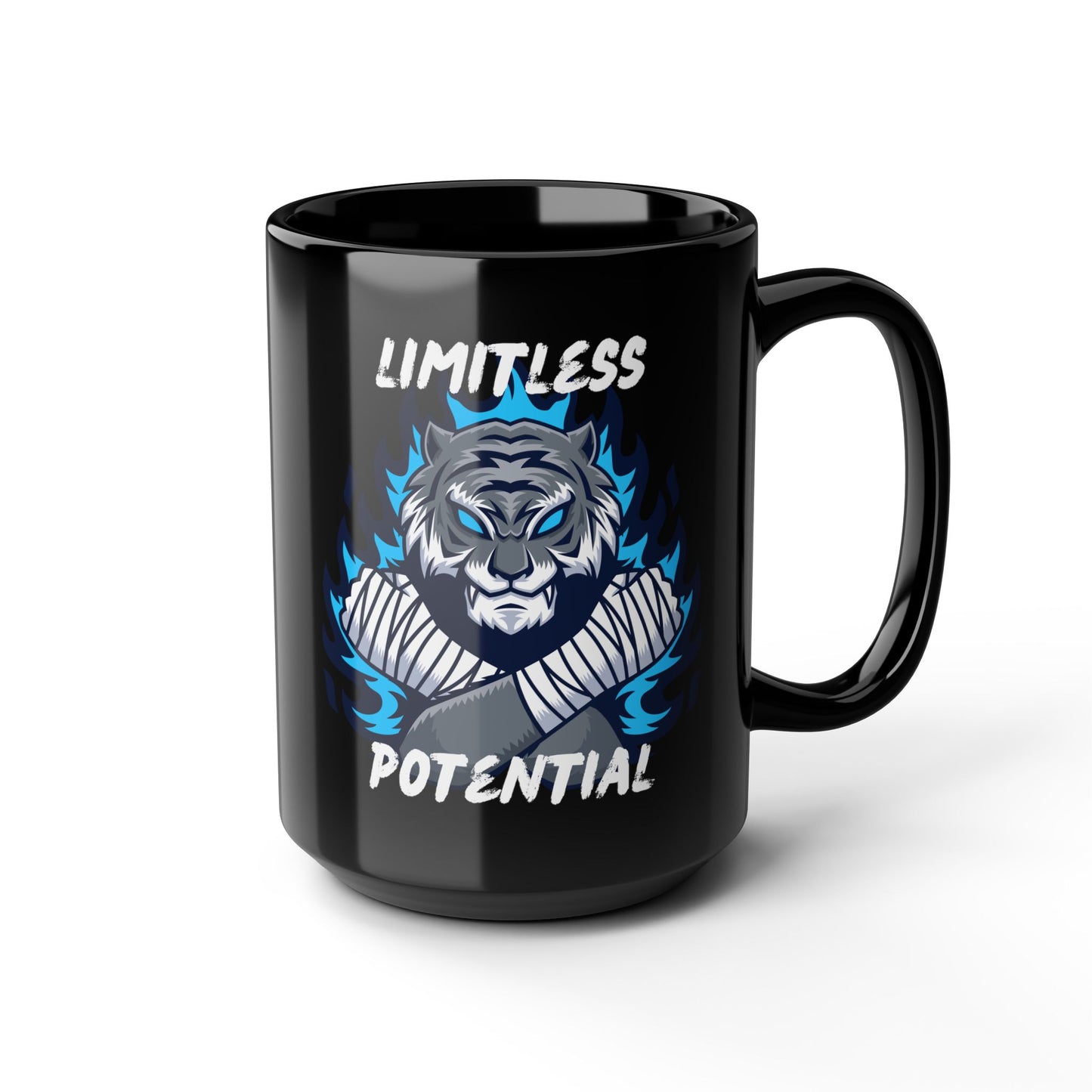 Unlock Your Limitless Potential - Motivational Black Mug (11oz, 15oz)
