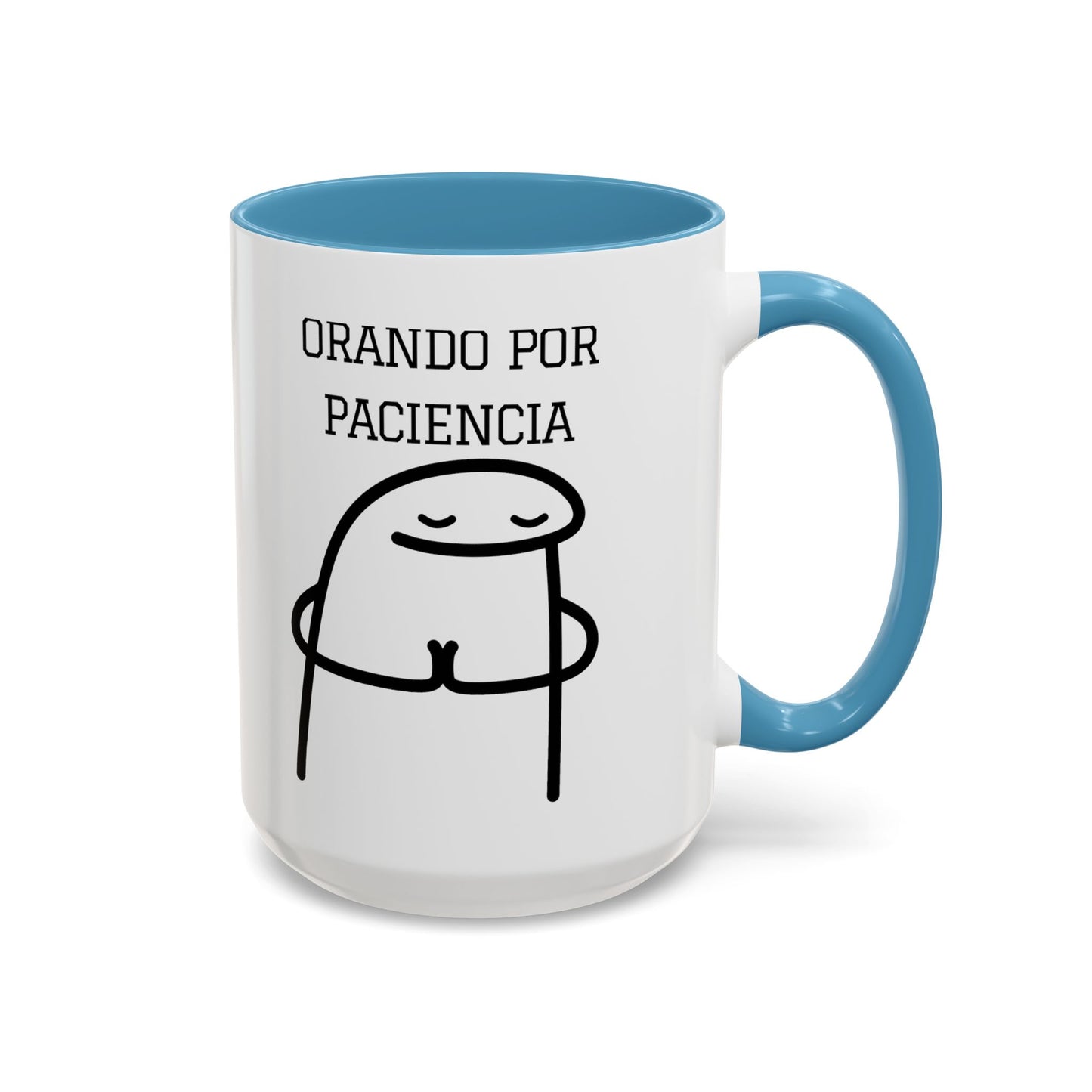 Taza de Café Chistosa - "Orando por Paciencia" | Taza Divertida (11, 15oz)