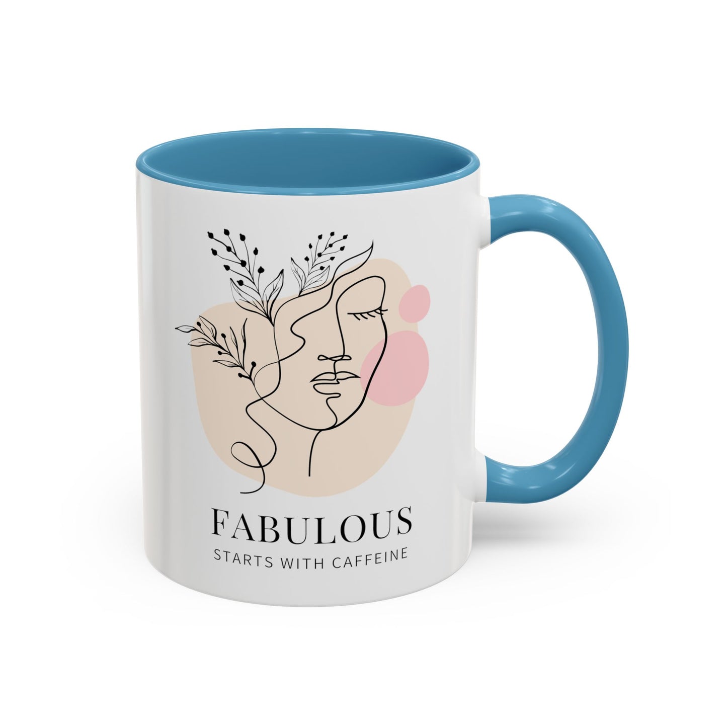 Fabulous Coffee Mug: Start Your Day with Caffeine (11, 15oz)