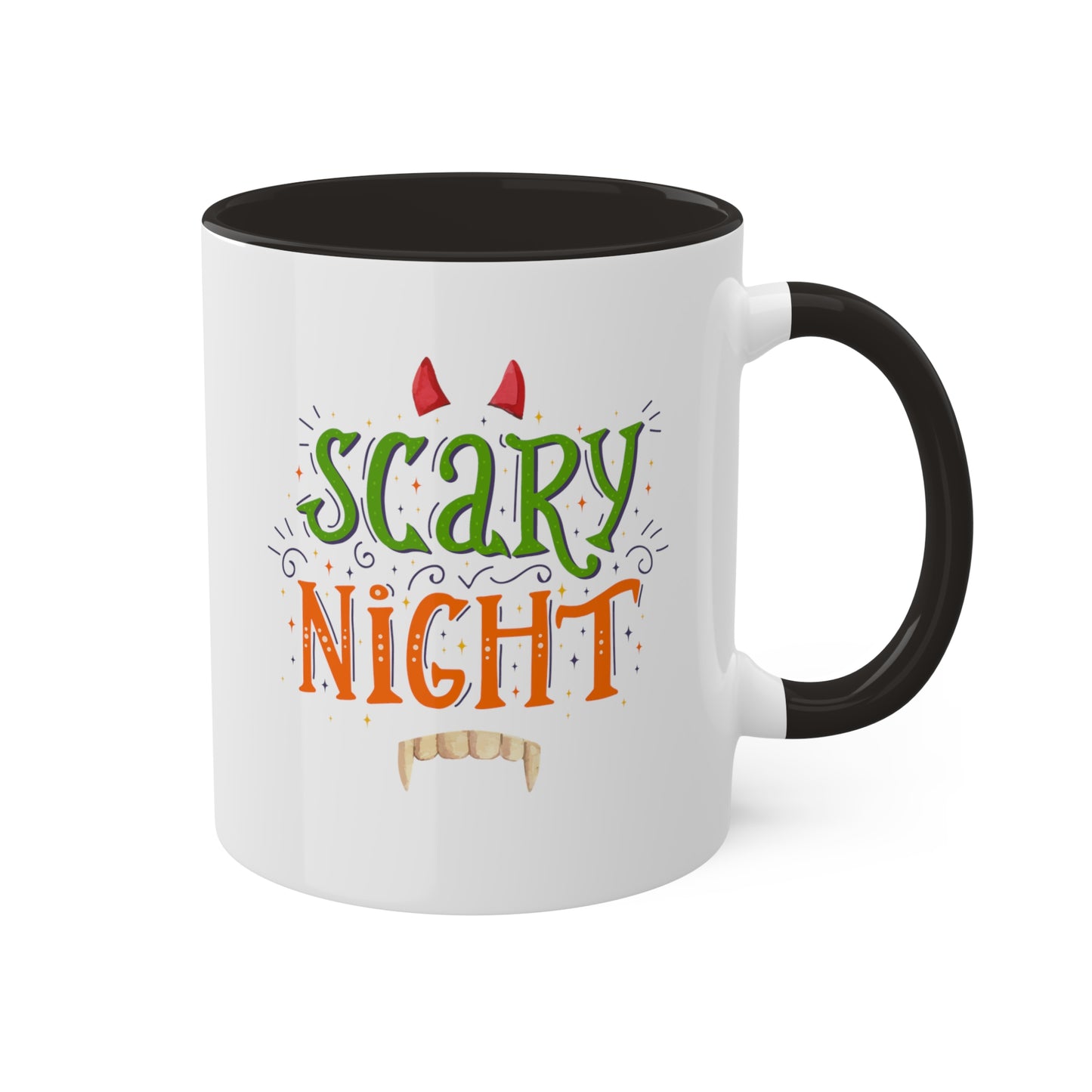 Halloween Mug - "Scary Night" | Spooky Coffee Mug for October, 11oz