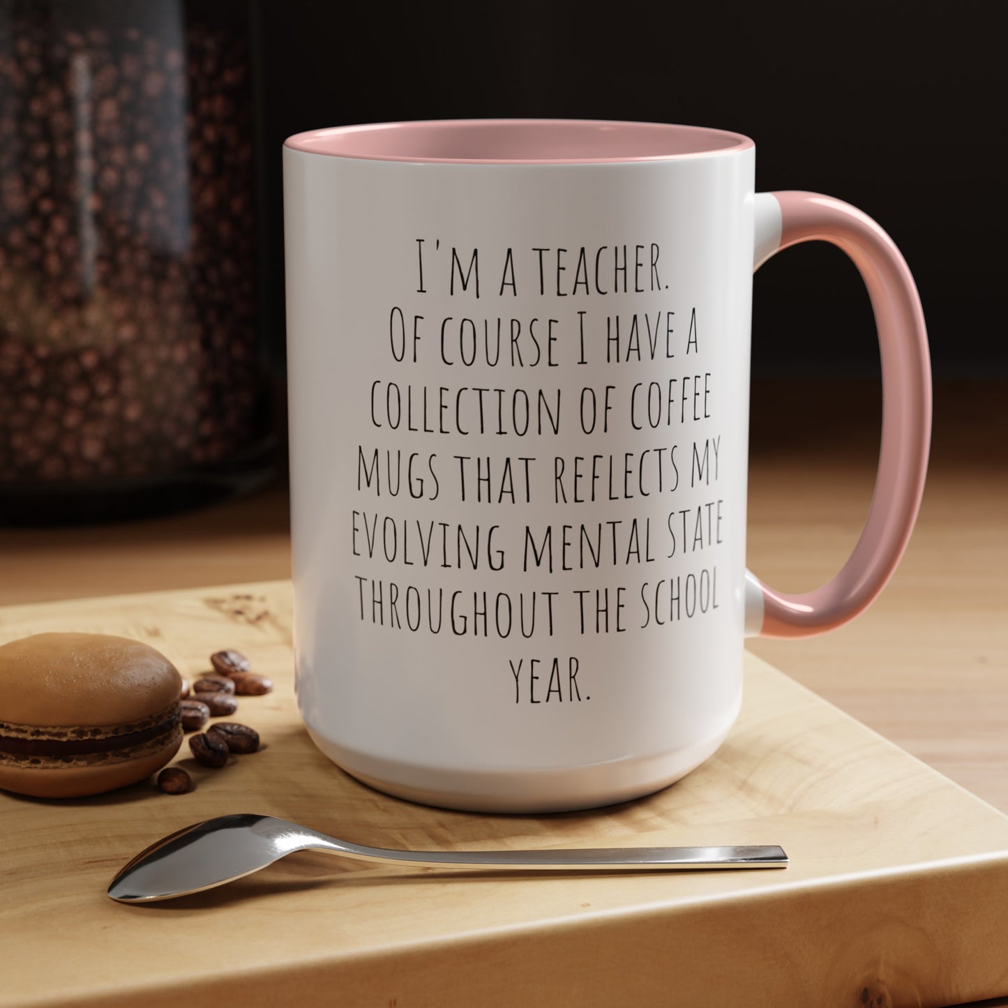 Teacher's Evolution Coffee Mug: Reflecting the School Year's Journey (11, 15oz)
