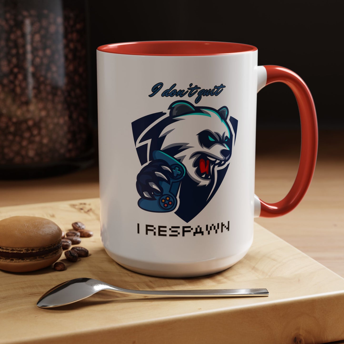 I Don't Quit. I Respawn. - Gamer Coffee Mug - Perfect Gift for Gamers (11, 15oz)