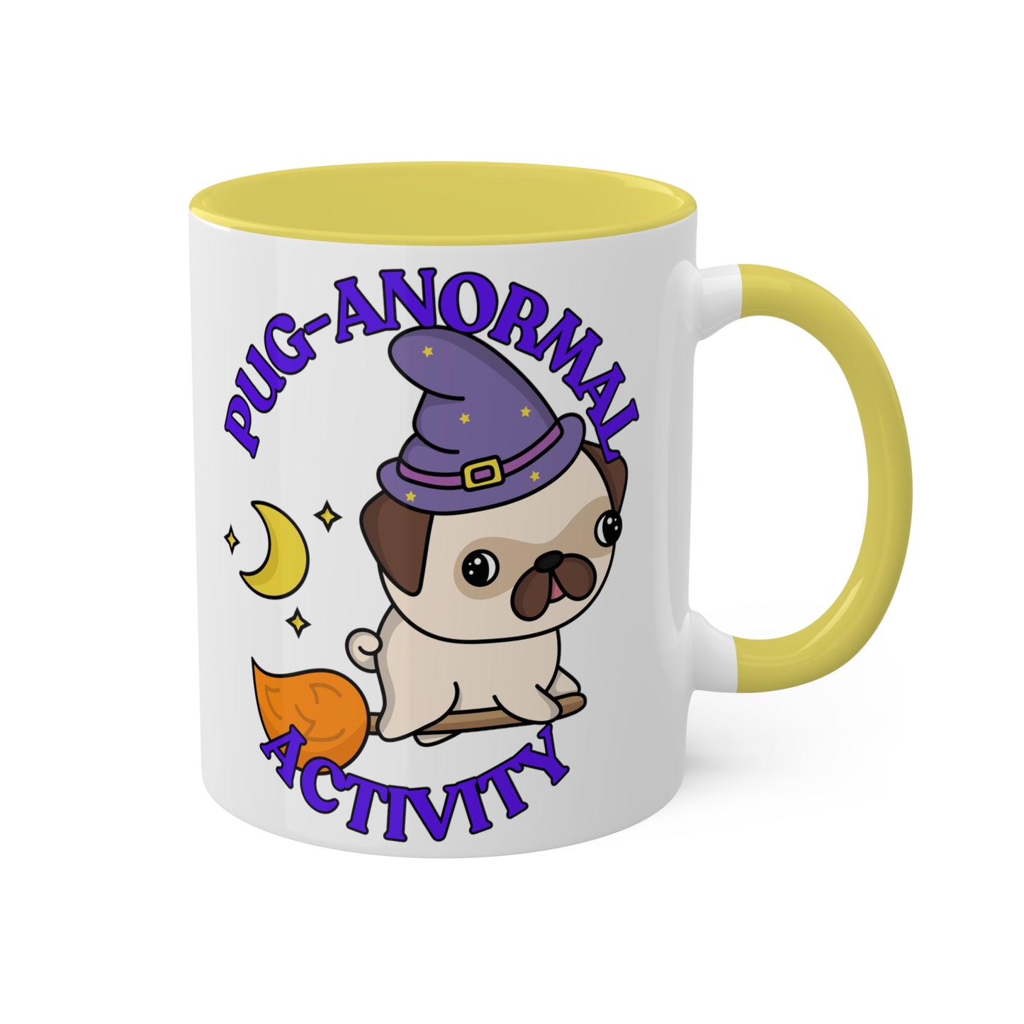 Pug-anormal Activity Halloween Mug – Perfect Pet-Themed Coffee Mug for Spooky Season, 11oz