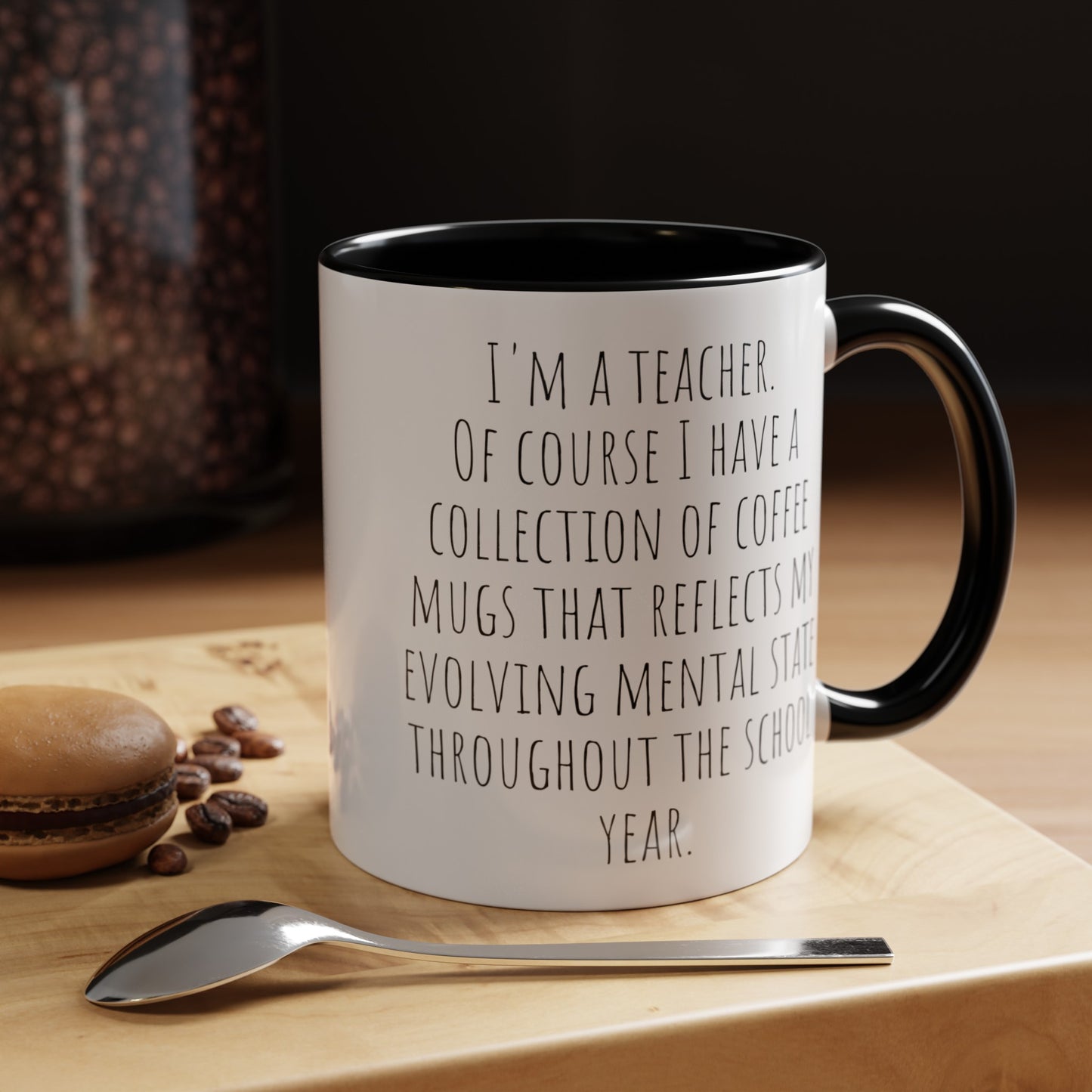 Teacher's Evolution Coffee Mug: Reflecting the School Year's Journey (11, 15oz)