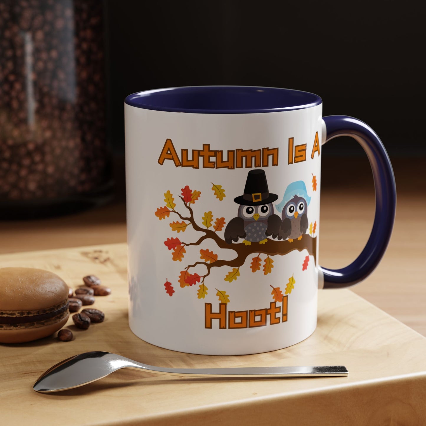Autumn Mug - "Autumn Is a Hoot" | Fun Fall-Themed Mug (11, 15oz)