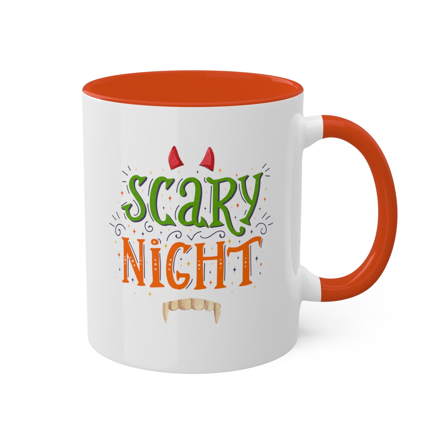 Halloween Mug - "Scary Night" | Spooky Coffee Mug for October, 11oz