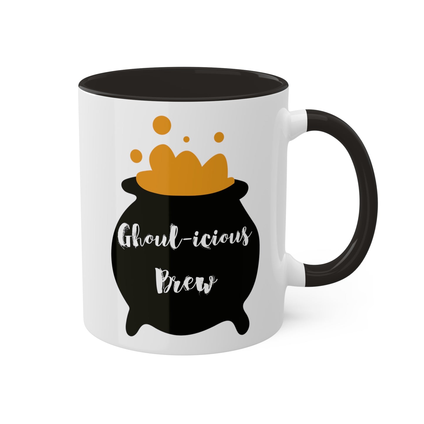 "Ghoul-icious Brew" Halloween Coffee Mug - Perfect for Spooky Coffee Lovers, 11oz