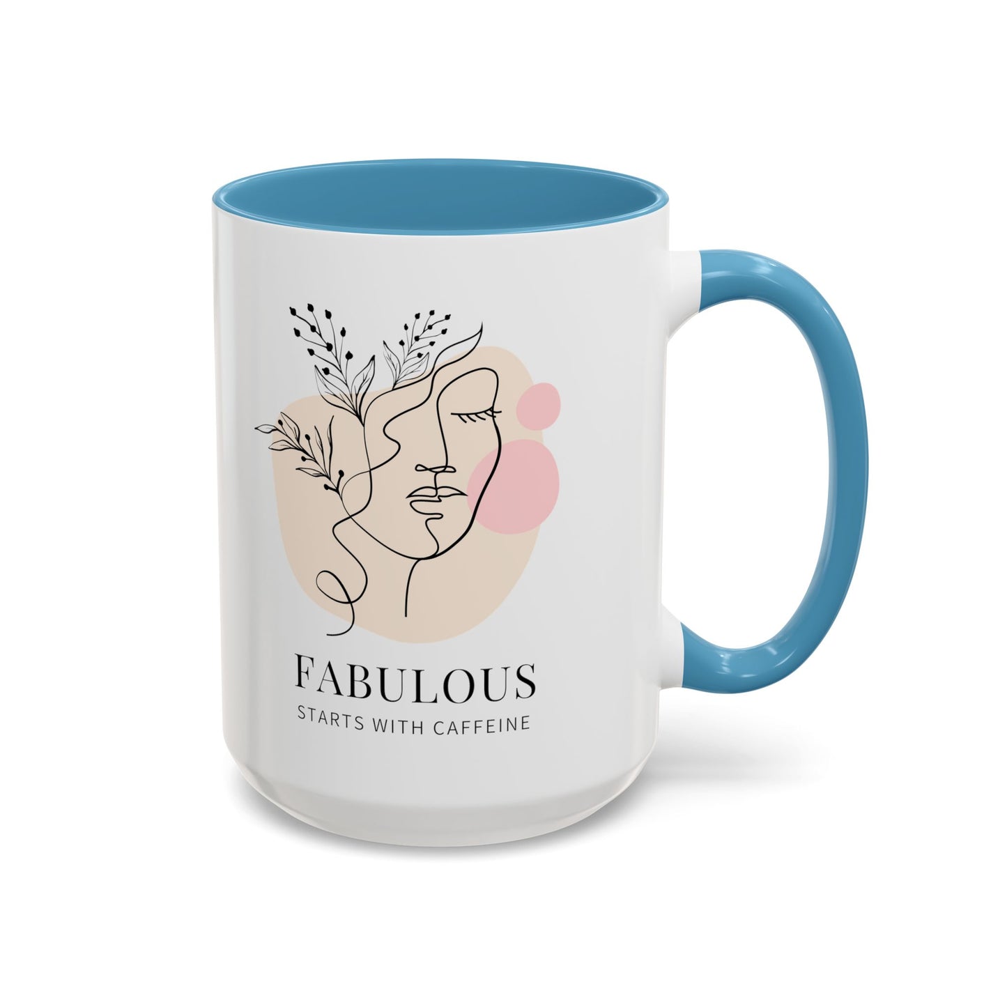 Fabulous Coffee Mug: Start Your Day with Caffeine (11, 15oz)
