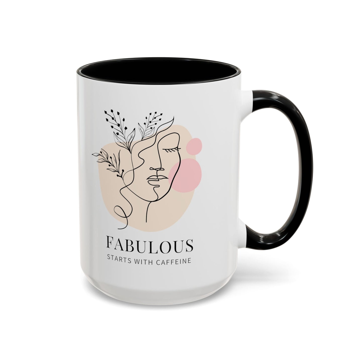 Fabulous Coffee Mug: Start Your Day with Caffeine (11, 15oz)