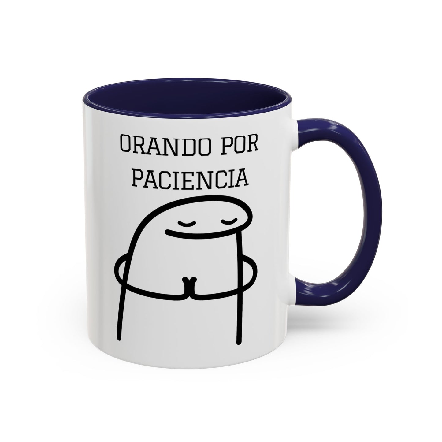 Taza de Café Chistosa - "Orando por Paciencia" | Taza Divertida (11, 15oz)