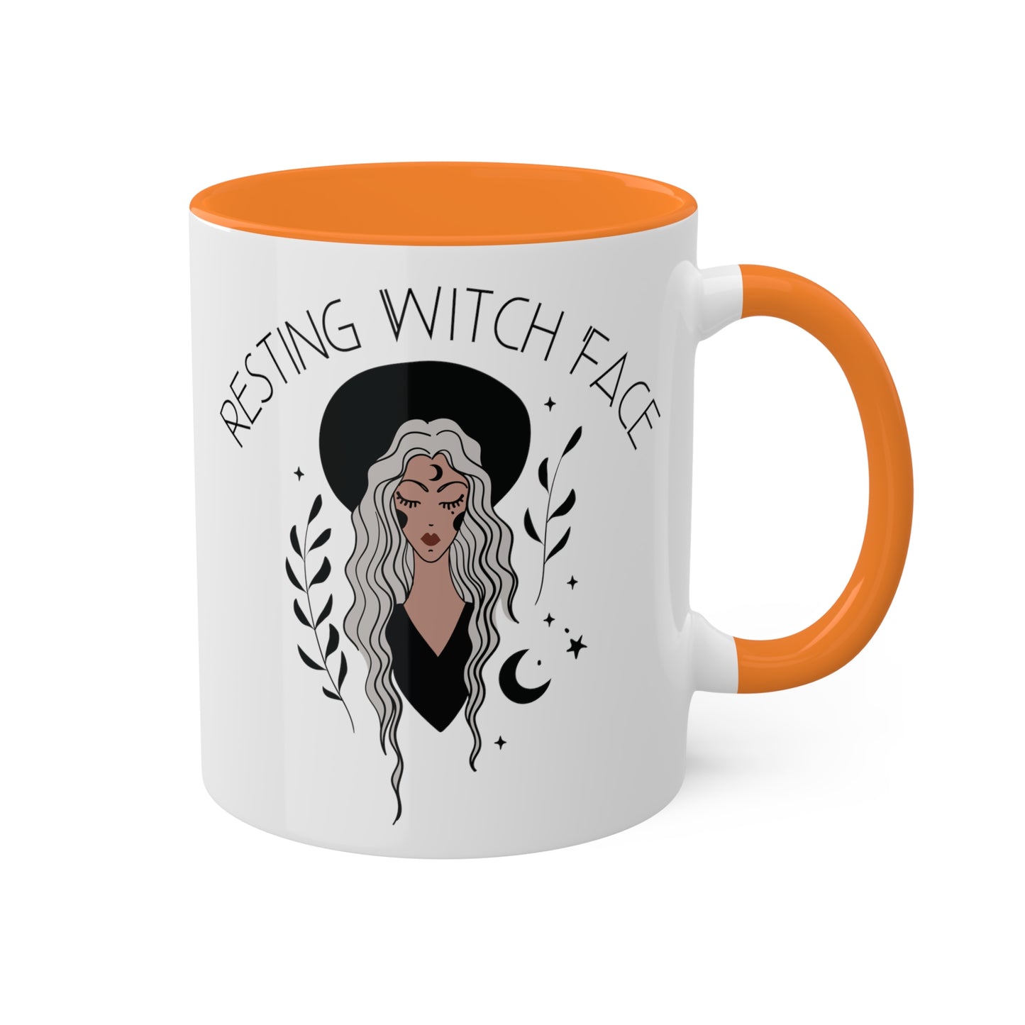 "Resting Witch Face" Halloween Coffee Mug - Perfect for Spooky Coffee Lovers, 11oz