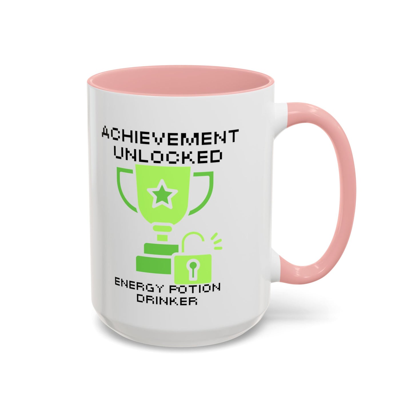 Achievement Unlocked: Energy Potion Drinker - Gamer Coffee Mug - Perfect Gift for Gamers (11, 15oz)