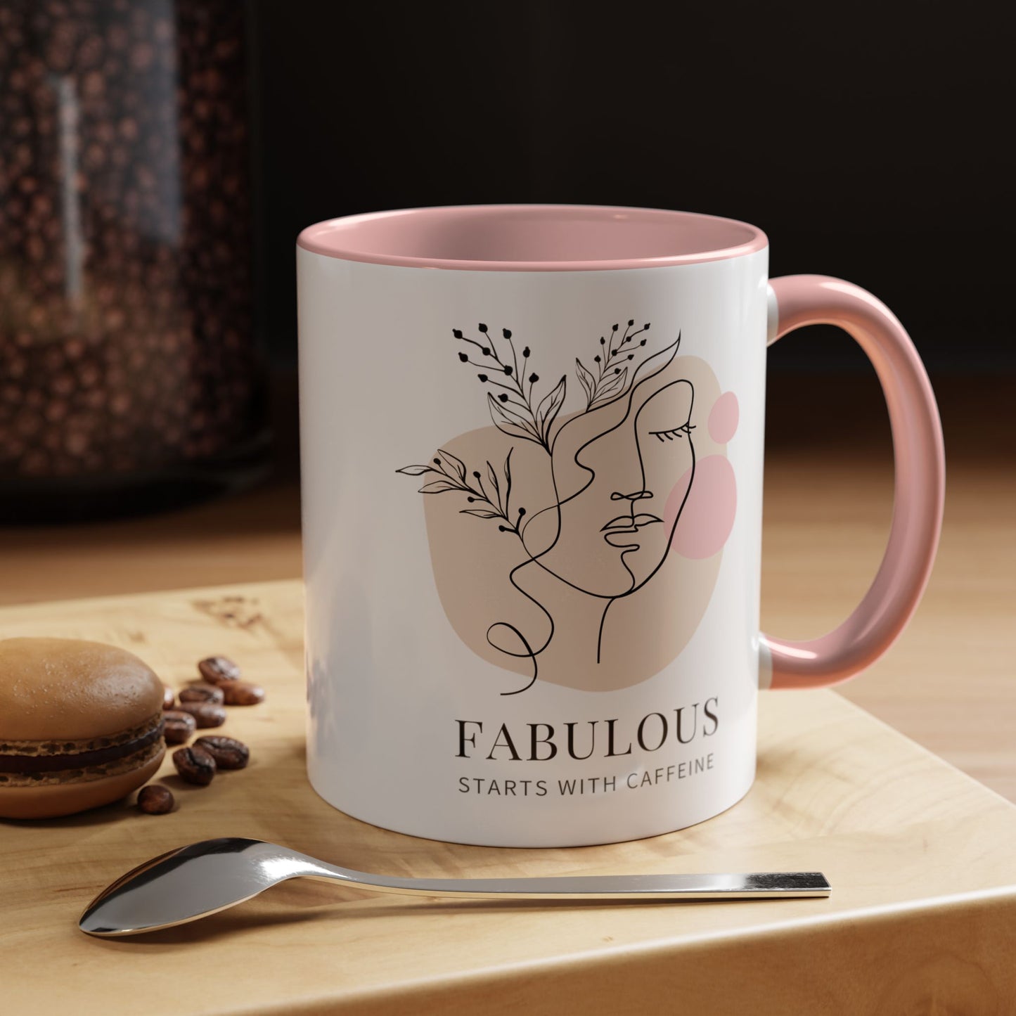 Fabulous Coffee Mug: Start Your Day with Caffeine (11, 15oz)